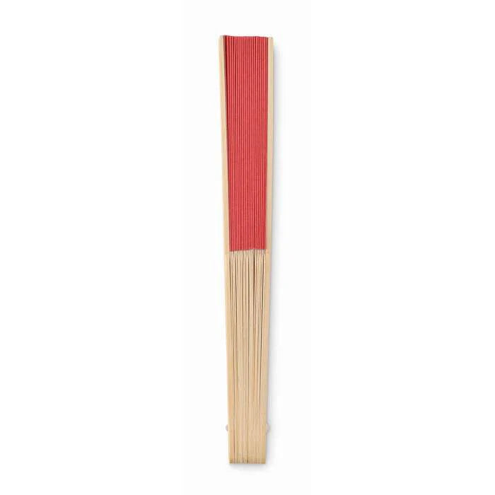 Waaier bamboe rood 2 kleuren tp 13084