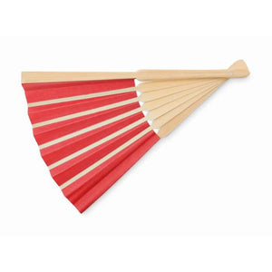 Waaier bamboe rood 4 kleuren tp 13086