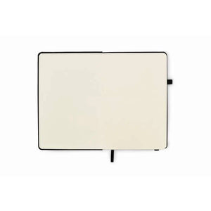 Gerecycled PU A5 notitieboek blauw Full colour 4312