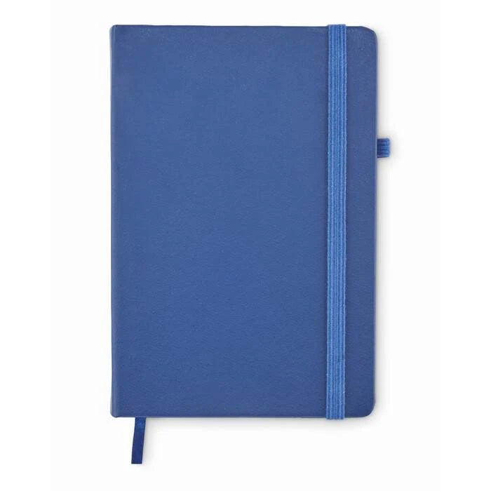 Gerecycled PU A5 notitieboek wit Full colour 4316