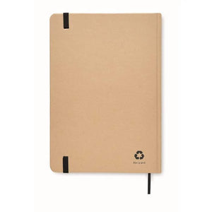 A5 notitieboekje gerecycled zwart Full colour 381