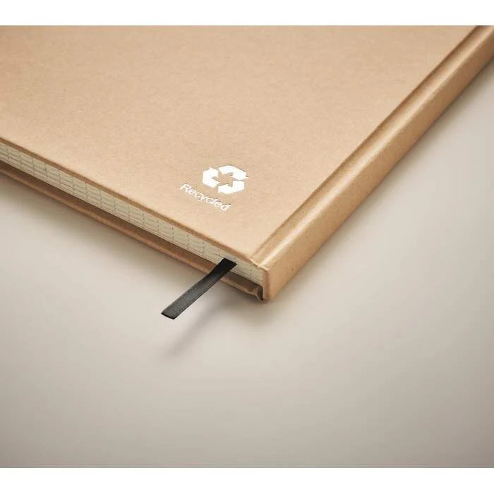 A5 notitieboekje gerecycled wit 1 kleur 378