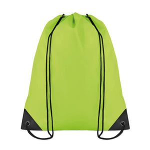 Rugzakje met koord zwart 1 kleur tr 10553