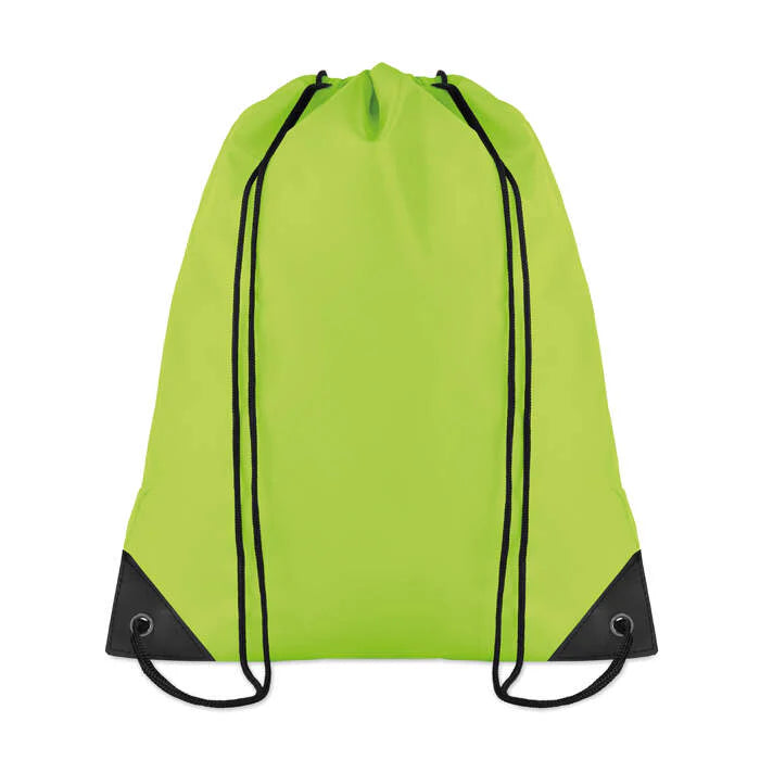 Rugzakje met koord zwart 1 kleur tr 10553