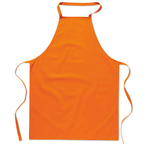 Katoenen keukenschort zwart 2 kleuren zd 5870