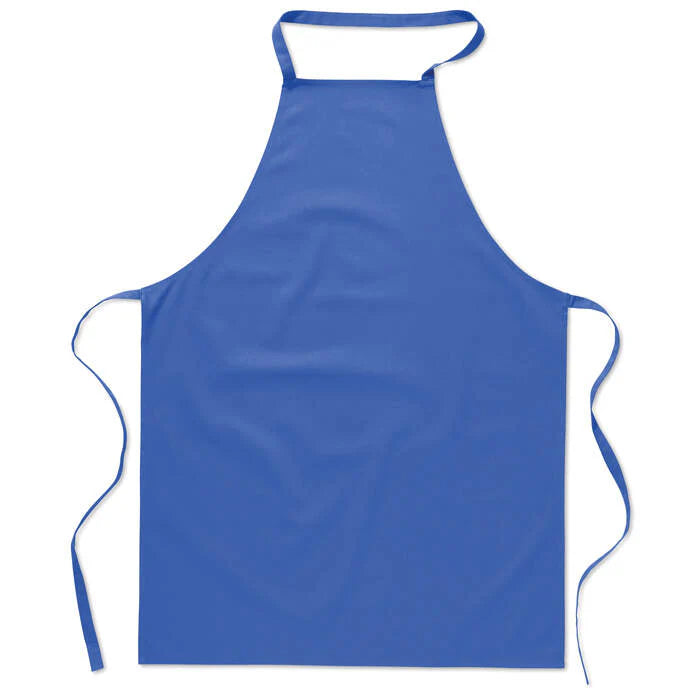 Katoenen keukenschort zwart 4 kleuren zd 5874