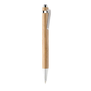 Pen van bamboe hout 2 kleuren tp 9223