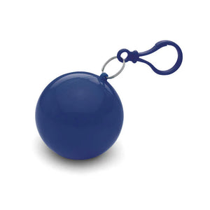Poncho in bal blauw 1 kleur tp 9524