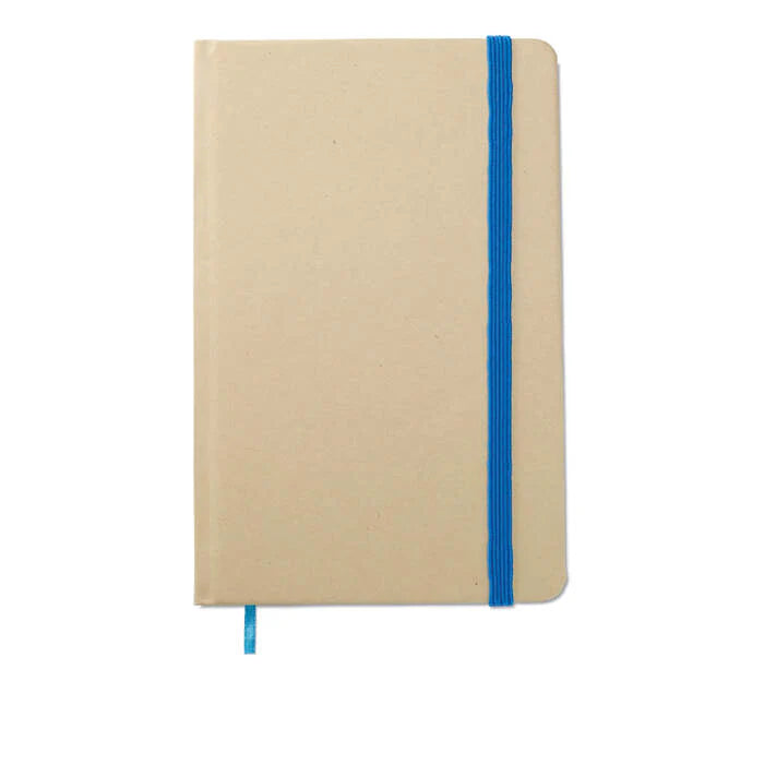 Notitieboekje, gerecycled blauw Full colour 8506