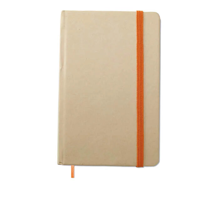 Notitieboekje, gerecycled zwart Full colour 8508