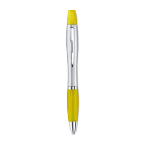 2-in-1 balpen geel 3 kleuren tp 73