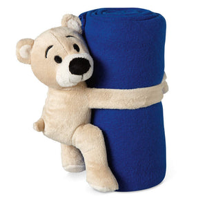 Fleece deken met beer bedrukken