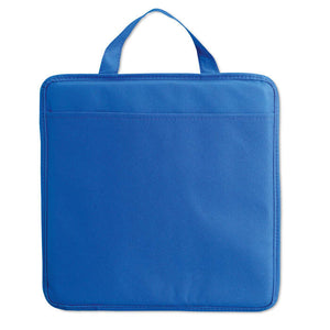 Non-woven stadionkussen zwart 1 kleur tr 8286