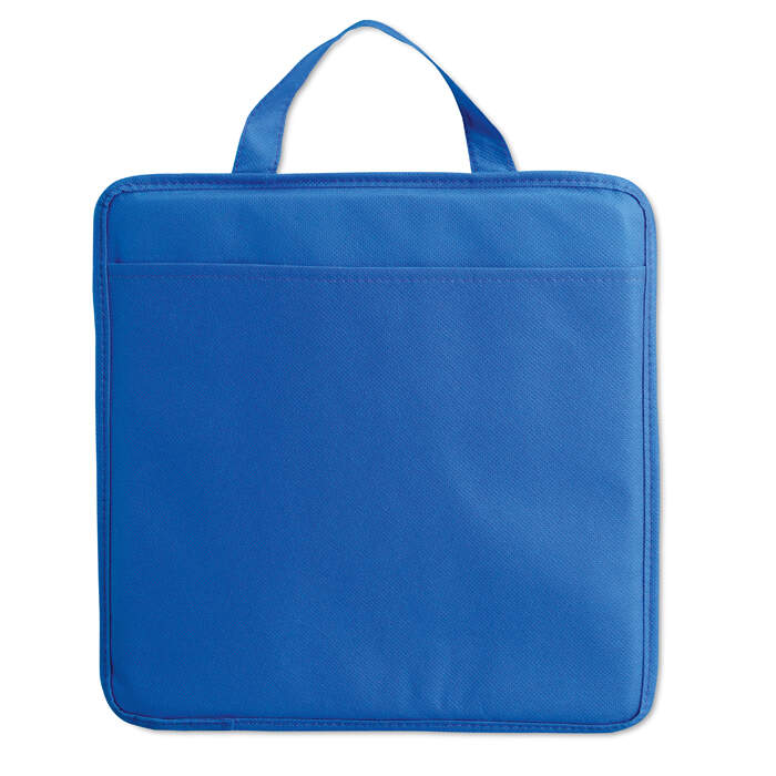 Non-woven stadionkussen zwart 1 kleur tr 8286