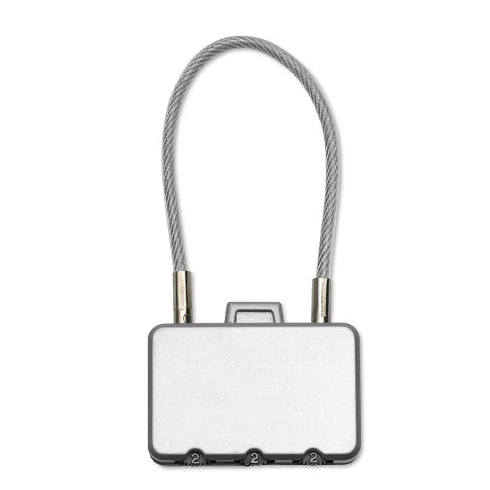 Kofferslot zilver 2 kleuren tp 6715