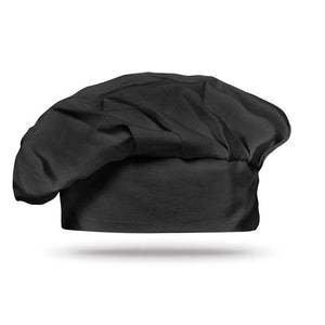 Katoenen koksmuts zwart 1 kleur tr 5879