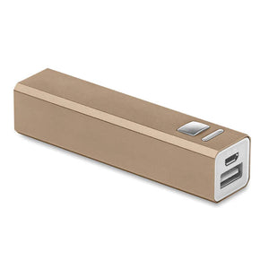 PowerBank aluminium zwart Full colour 9622