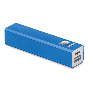 PowerBank aluminium zwart onbedrukt 9624