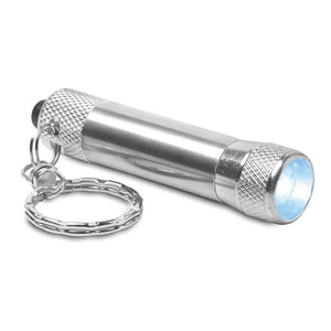 Sleutelhanger met zaklampje ARIZO zwart 2 kleuren tp 11468