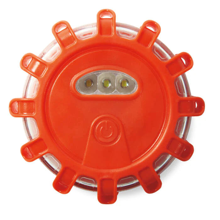 Auto alarmlamp met LED licht oranje onbedrukt 875