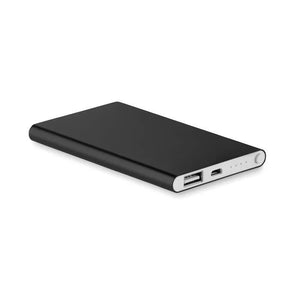 Alu PowerBank 4000mAh zwart onbedrukt 597