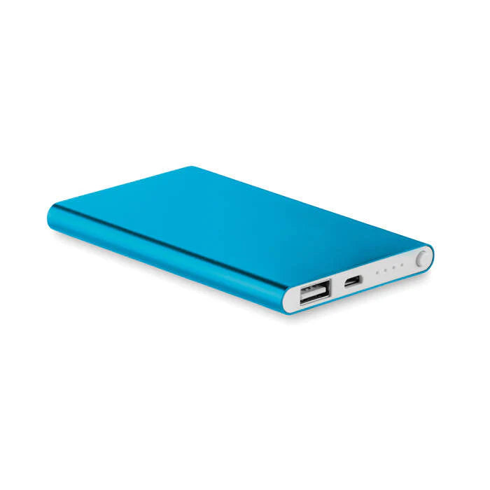 Alu PowerBank 4000mAh blauw 1 kleur tp 592