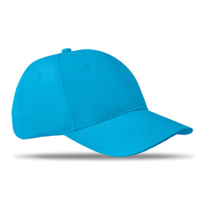 Katoenen baseball cap zwart onbedrukt 5790