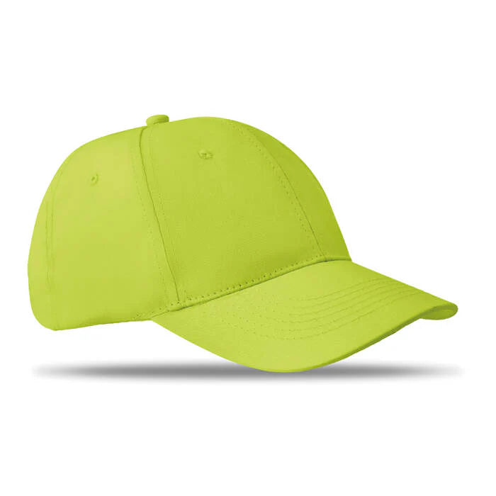 Katoenen baseball cap blauw onbedrukt 5783