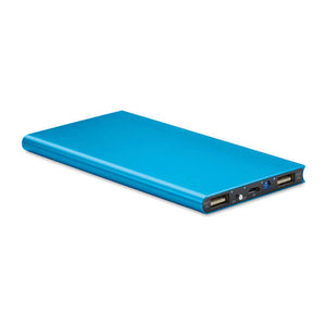 PowerBank 8000 mAH blauw Full colour 9611