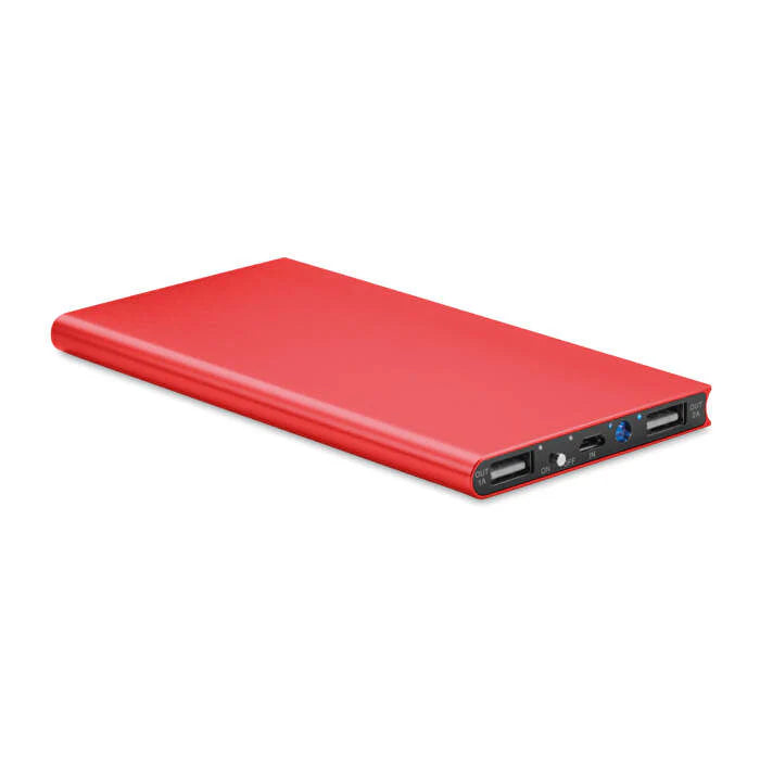 PowerBank 8000 mAH blauw onbedrukt 9613