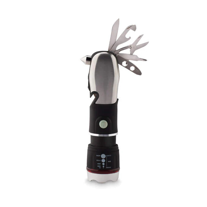 Multifunctionele zaklamp HAMLIGHT zwart 2 kleuren tp 8123