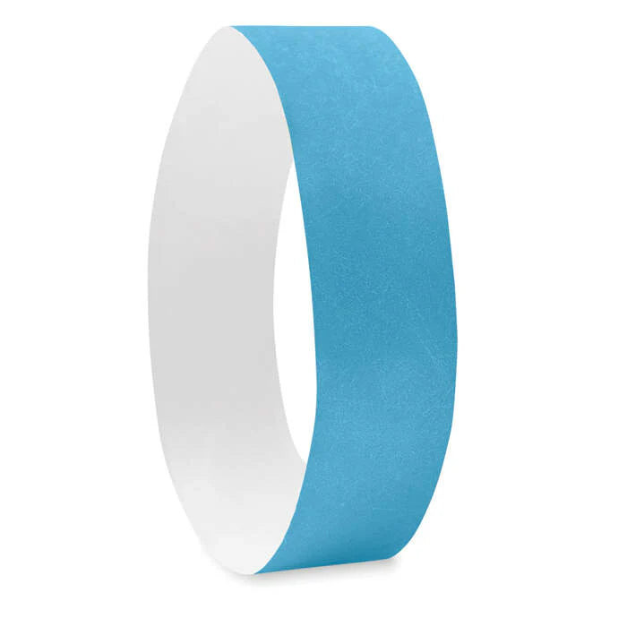 event armbandjes TYVEK zwart onbedrukt 3690