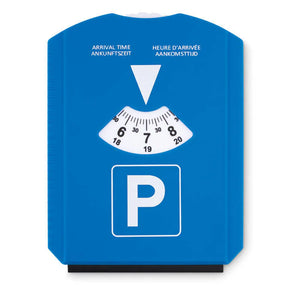 Parkeerkaart met ijskrabber PARK & SCRAP bedrukken