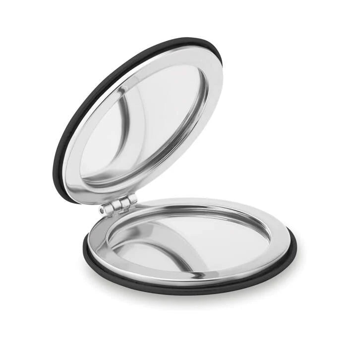Magnetische dubbele spiegel GLOW ROUND zwart Full colour 7539