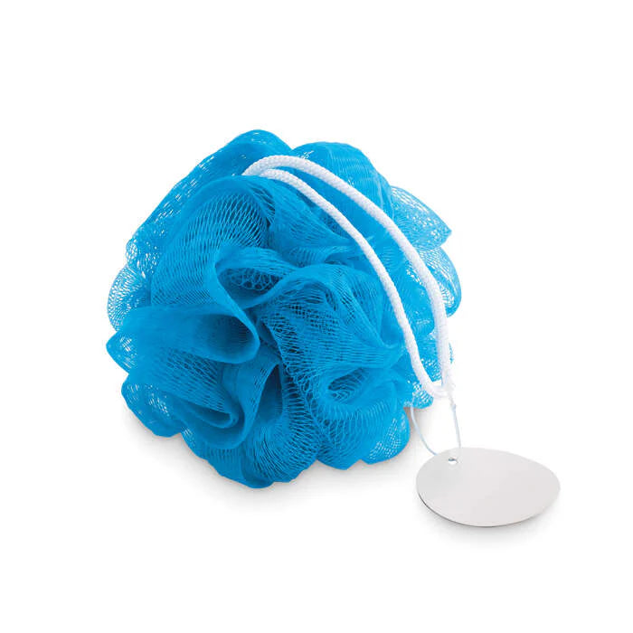 Douche puff roze 1 kleur tp 2904