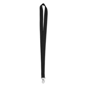 Lanyard SIMPLE LANY zwart onbedrukt 6921