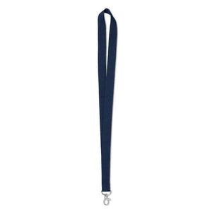 Lanyard SIMPLE LANY blauw 1 kleur zd 6913