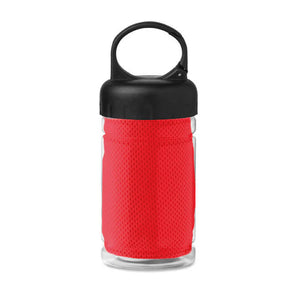 Drinkfles tritan met handdoek rood 3 kleuren tr 3138