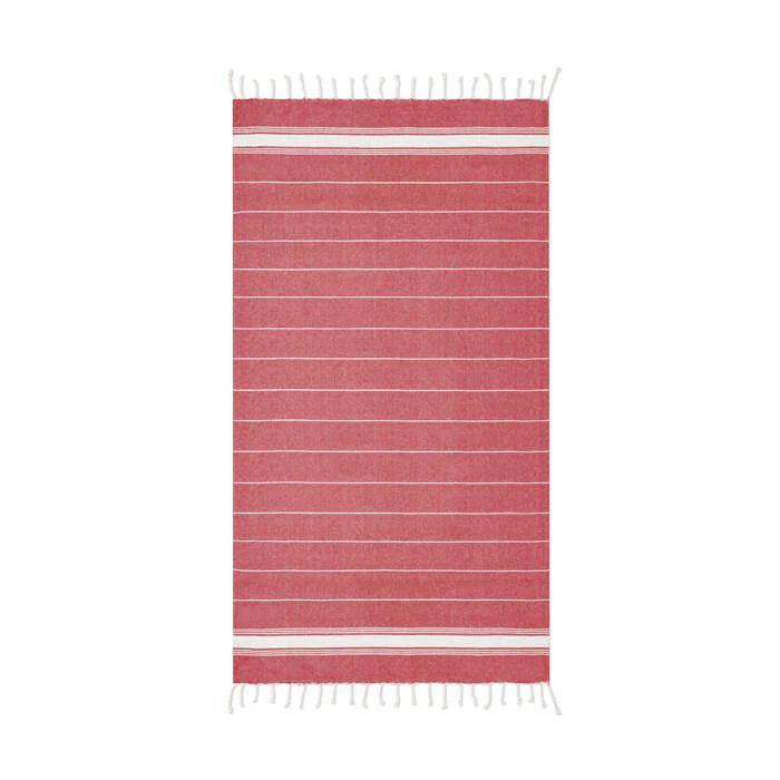 Katoenen hamamdoek rood Full colour 5855