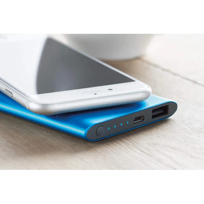 Draadloze Powerbank POWER&WIRELESS bedrukken