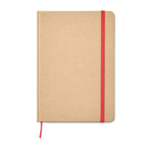 Recycled A5 notitieboek zwart 2 kleuren zd 9741