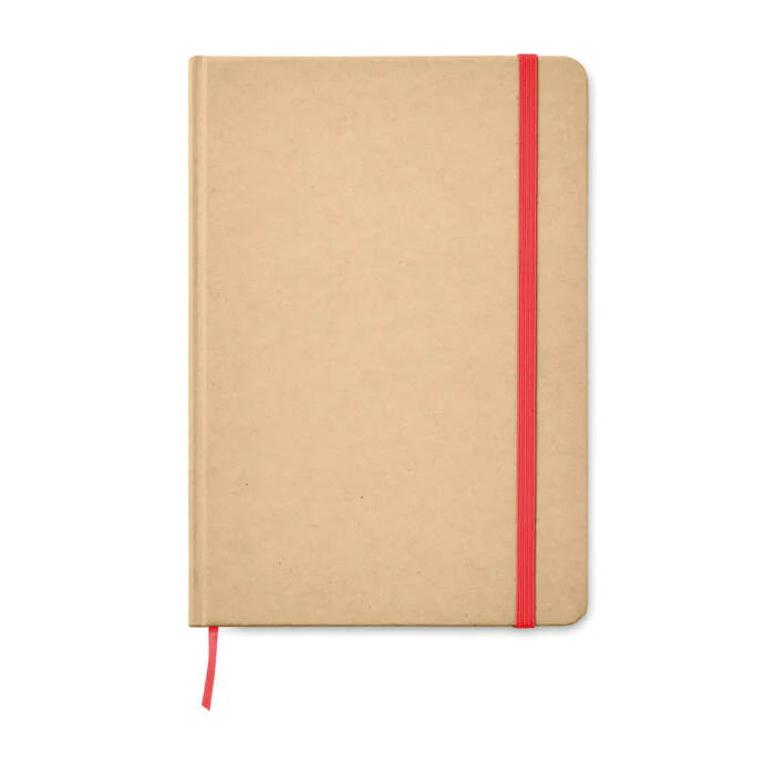 Recycled A5 notitieboek zwart 2 kleuren zd 9741