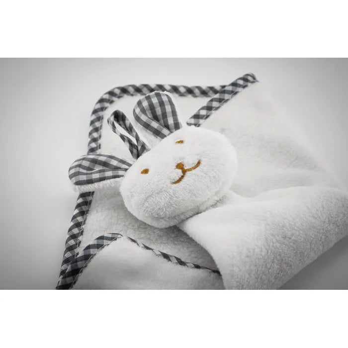 Knuffeldoekje konijn HUG ME  met opdruk