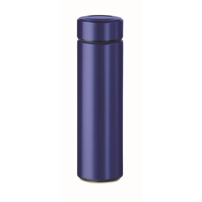 Dubbelwandige drinkfles 470 ml zwart Graveren 3324