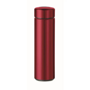 Dubbelwandige drinkfles 470 ml zwart onbedrukt 3325