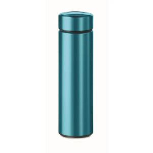 Dubbelwandige drinkfles 470 ml blauw onbedrukt 3321