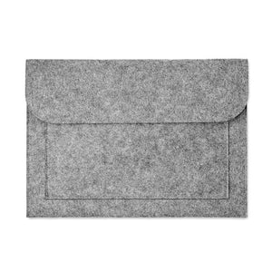 Vilten laptophoes grijs 2 kleuren zd 13002