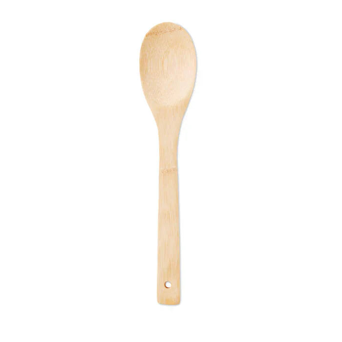 Spoon salad bamboo sample