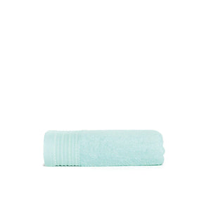 Handdoek 100x50 cm turquoise Borduren 4877