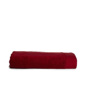 Strandlaken luxe rood Borduren 12117